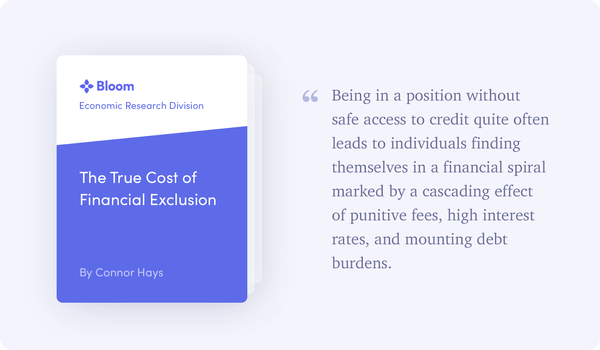 BERD Report: The True Cost of Financial Exclusion