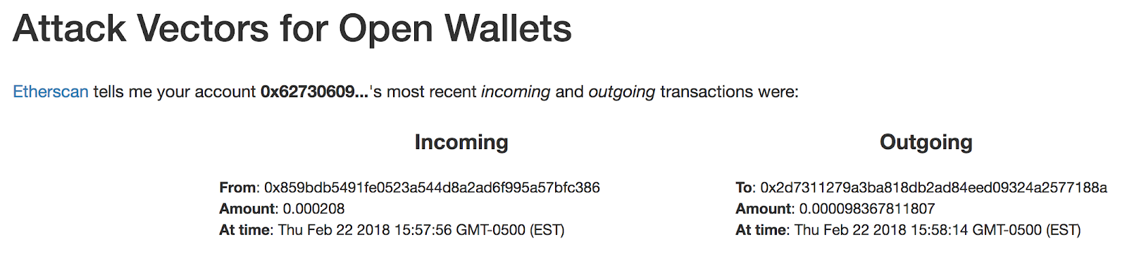 metamask vs etherscan