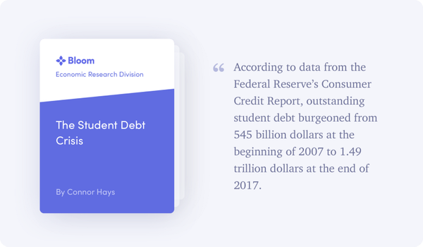 BERD Report: The Student Debt Crisis